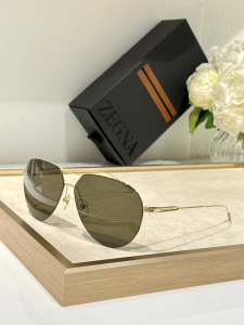 Zegna Green Gradient Pilot Eyewear Sunglasses Zegna Green Gradient Pilot Eyewear Sunglasses