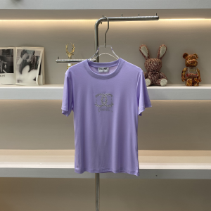 Chanel CC Logo Cotton T Shirt