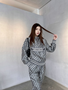 Dior Grey Dior Oblique Pants