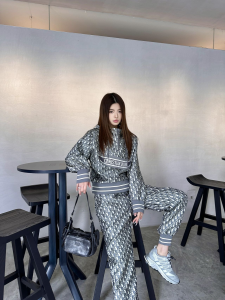 Dior Grey Dior Oblique Pants