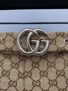 Gucci Beige GG Canvas Shorts