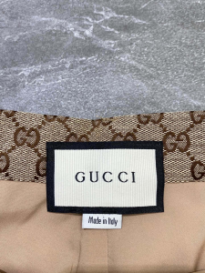 Gucci Beige GG Canvas Shorts