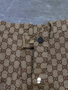 Gucci Beige GG Canvas Shorts