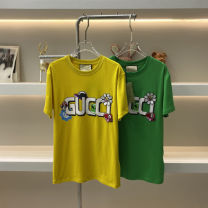Gucci Print Jersey Cotton T Shirt