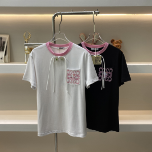 Loewe Anagram Bow Cotton T Shirt