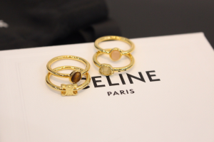 Celine Triomphe Indie Set of 4 Rings