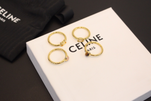 Celine Triomphe Indie Set of 4 Rings