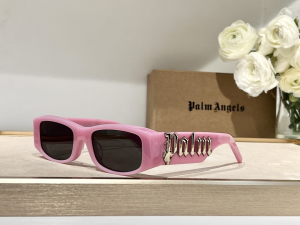 Palm Angels Rectangle Frame Eyewear Sunglasses PER1001 Pink Black Palm Angels Rectangle Frame Eyewear Sunglasses PER1001 Pink Black