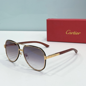 Cartier Santos de Cartier Eyewear Sunglasses CT0992S Burgundy Cartier Santos de Cartier Eyewear Sunglasses CT0992S Burgundy