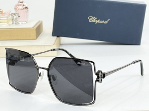 Chopard Square Frame Eyewear Sunglasses SCHG68S Gray Chopard Square Frame Eyewear Sunglasses SCHG68S Gray