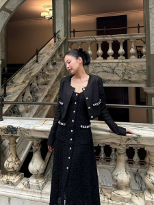 Chanel Black Tweed Jacket