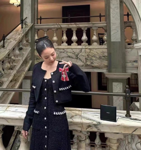 Chanel Black Tweed Jacket