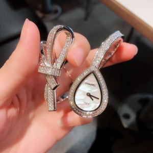 Chanel Crystals Ruban Jewelry Watch White Gold Chanel Crystals Ruban Jewelry Watch White Gold