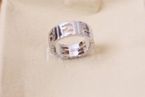 Fendi FF Silver Colored Rings