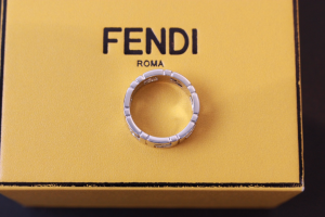 Fendi FF Silver Colored Rings