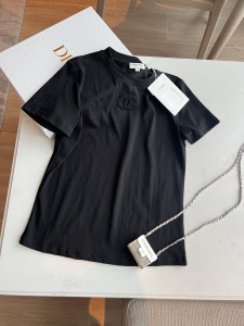 Chanel CC Black Cotton T Shirt
