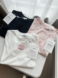 Chanel CC Black Cotton T Shirt