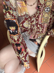 Chanel CC Cotton Jacquard Shirt