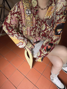 Chanel CC Cotton Jacquard Shirt