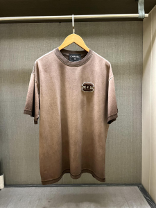 Chanel CC Grey Cotton T Shirt
