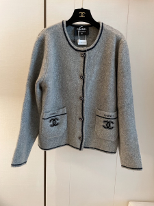Chanel CC Knitted Wool Jackets
