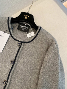 Chanel CC Knitted Wool Jackets