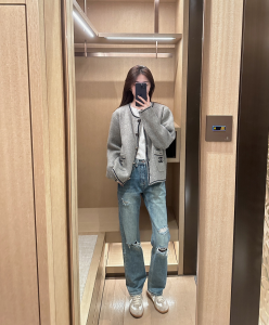 Chanel CC Knitted Wool Jackets