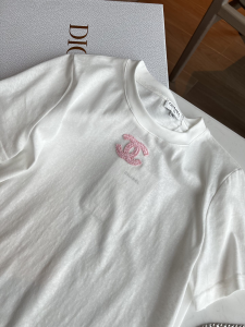 Chanel CC White Cotton T Shirt