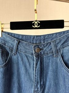 Chanel Denim Blue Jeans Pants