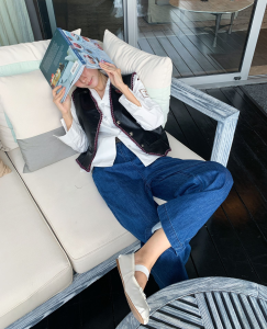 Chanel Denim Blue Jeans Pants