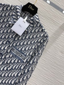 Dior Blue Oblique Cotton Shirt