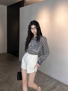 Dior Blue Oblique Cotton Shirt