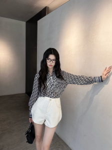 Dior Blue Oblique Cotton Shirt