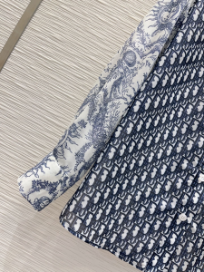 Dior Blue Oblique Cotton Shirt