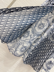 Dior Blue Oblique Cotton Shirt