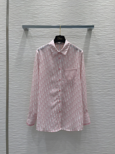 Dior Pink Oblique Cotton Shirt