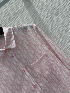 Dior Pink Oblique Cotton Shirt