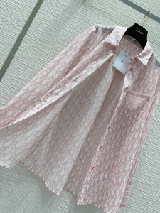 Dior Pink Oblique Cotton Shirt