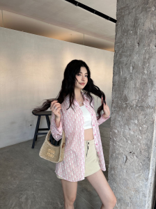 Dior Pink Oblique Cotton Shirt