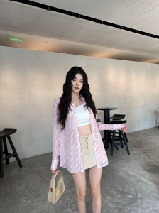 Dior Pink Oblique Cotton Shirt