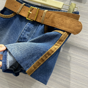 Miu Miu Denim Blue Shorts