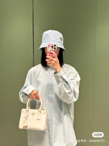 Prada Washed Denim Blue Shirt