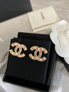 Chanel CC Logo Earrings
