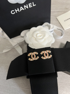 Chanel CC Logo Earrings