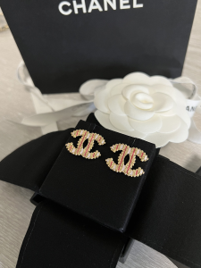 Chanel CC Logo Earrings
