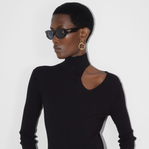 Fendi Filo Yellow Gold Earrings