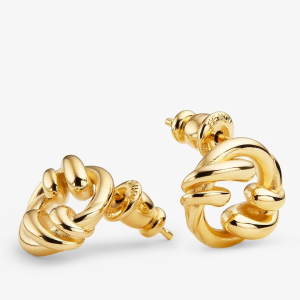 Fendi Filo Yellow Gold Earrings