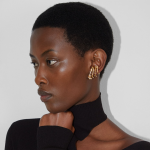 Fendi Filo Yellow Gold Earrings