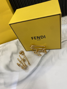 Fendi Filo Yellow Gold Earrings