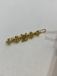 Louis Vuitton LV Hair Clip Gold